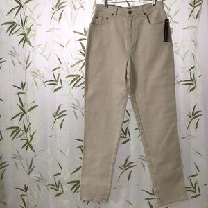 NWT Classic Tan High-Waisted Pants